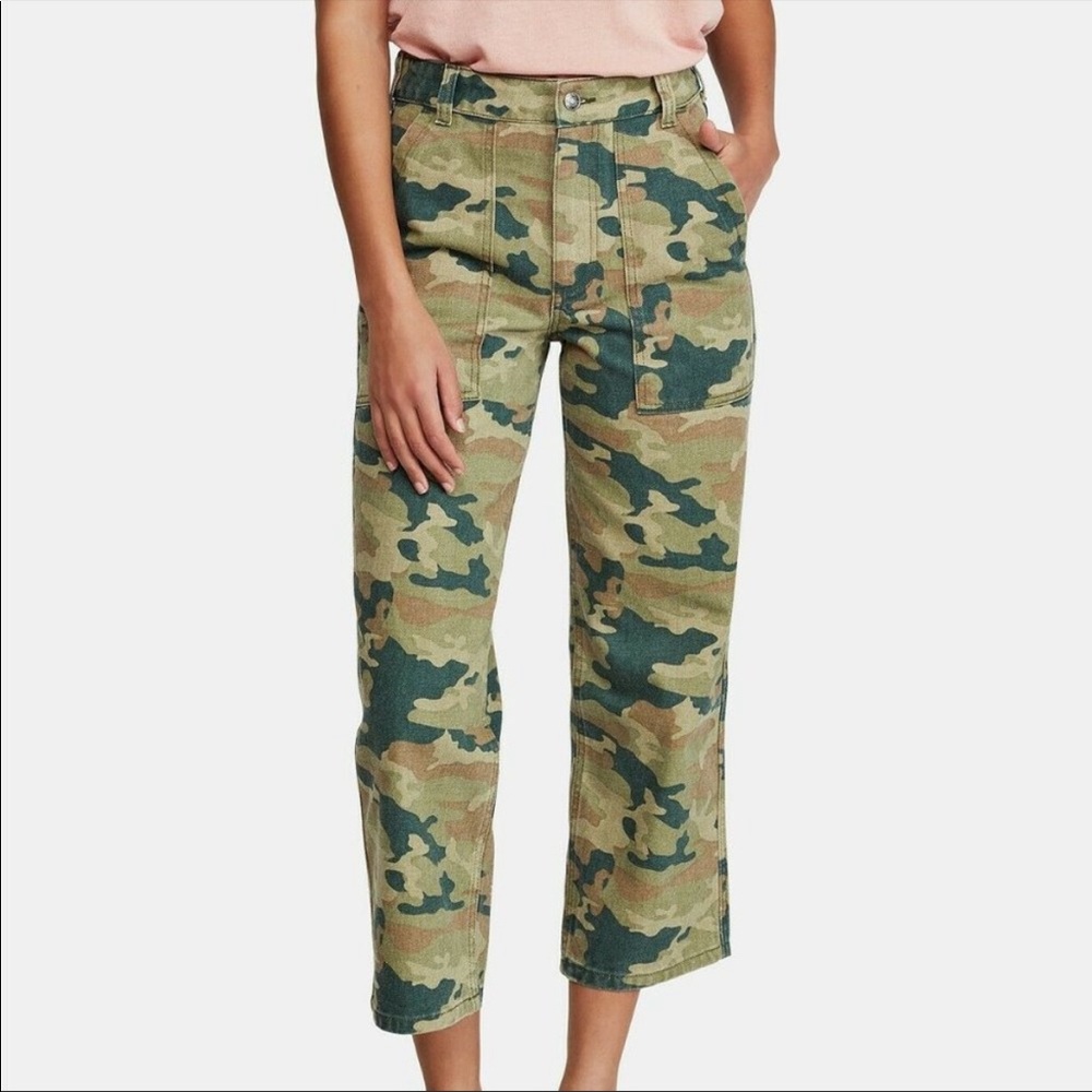 Free People Camo Pants